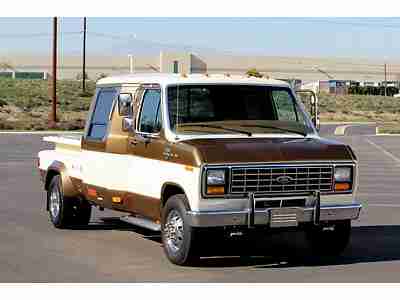 A RARE FIND-1987 FORD E350 XL EXTENDED TURBO DIESEL-DUALLY-XLNT COND-NO RESERVE, image 3