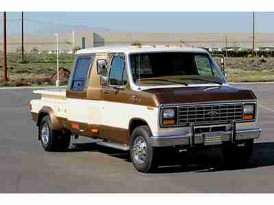 A RARE FIND-1987 FORD E350 XL EXTENDED TURBO DIESEL-DUALLY-XLNT COND-NO RESERVE, image 4
