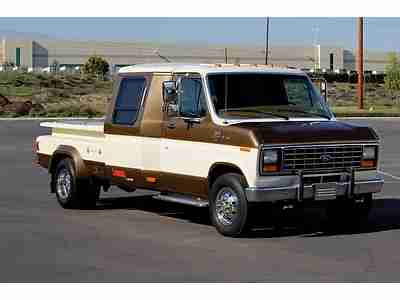 A RARE FIND-1987 FORD E350 XL EXTENDED TURBO DIESEL-DUALLY-XLNT COND-NO RESERVE, image 5