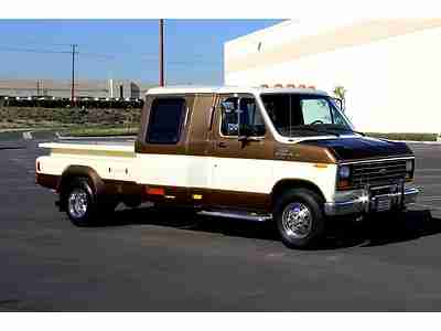 A RARE FIND-1987 FORD E350 XL EXTENDED TURBO DIESEL-DUALLY-XLNT COND-NO RESERVE, image 8