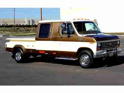 A RARE FIND-1987 FORD E350 XL EXTENDED TURBO DIESEL-DUALLY-XLNT COND-NO RESERVE, image 9