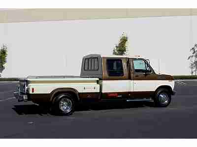 A RARE FIND-1987 FORD E350 XL EXTENDED TURBO DIESEL-DUALLY-XLNT COND-NO RESERVE, image 12