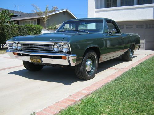 1967 chevy el camino frame off restoration very clean done right.