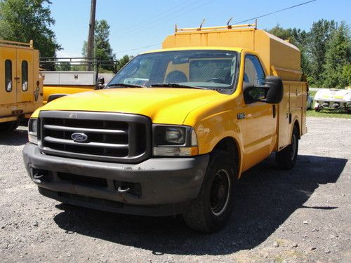 2004 ford f-250 super duty xl 123k work utility service hauler truck no reserve