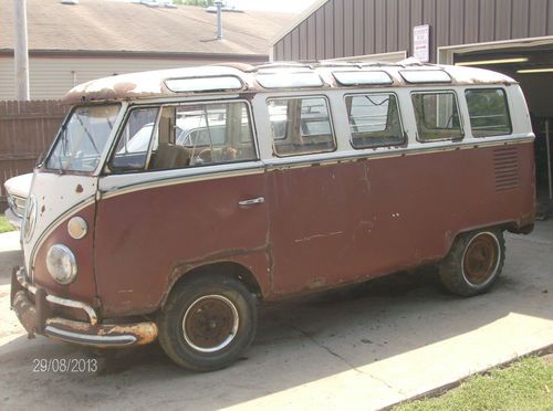 1961 volkswagen 21 window bus very rare