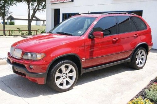 2006 red bmw x5 4dr awd 4.8is *sport pkg* *super clean*