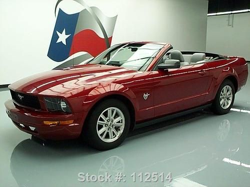 2009 ford mustang v6 deluxe convertible automatic 57k texas direct auto