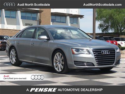 A8-l-certified-4600 k-clean car fax-leather-navigation- sun roof- camera