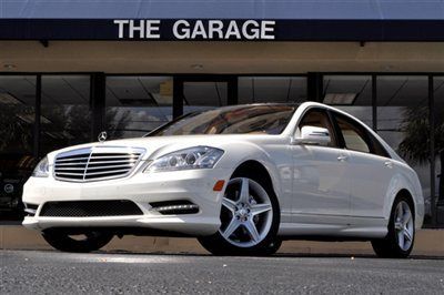 2010 mercedes-benz s550 sport &amp; premium 2 pkg,white/cashmere,1-owner! only 17k!!