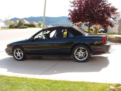 Rare triple black cutlass convertible 3.4l leather concept neeper rims