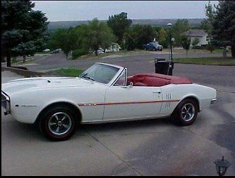 67 pontiac firebird numbers matching convertible