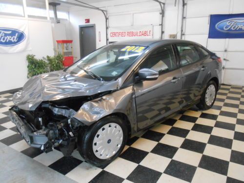 2013 ford focus se 1,452 miles no reserve salvage rebuildable 40 mpg