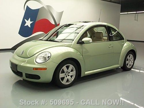 2007 volkswagen beetle 5-speed sunroof htd seats 41k mi texas direct auto