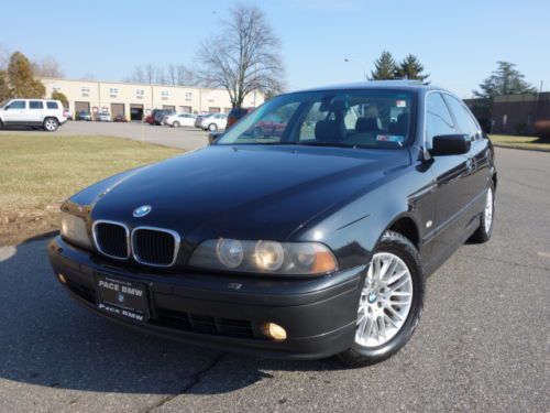 Bmw 530i 5-speed manual transmission heated leather sunroof clean no reserve