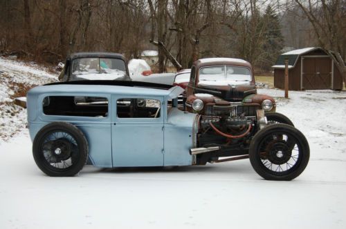 1931 ford model a hot rod rat rod project chopped channeled low custom sedan