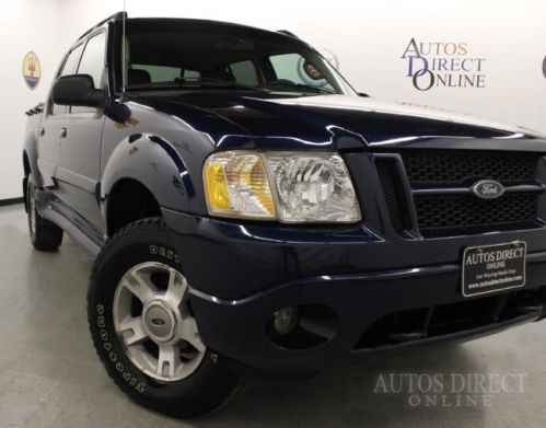 We finance 04 sport trac xlt 4wd 1 owner clean carfax heated leather seats 6cd