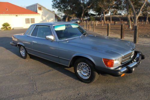 1981 mercedes-benz sl class 380 slc-coupe-1 of 2052 made in 1981-beautiful!