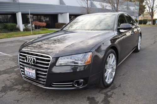 2013 audi a8 3.0t quattro clean carfax 1 owner loaded low miles