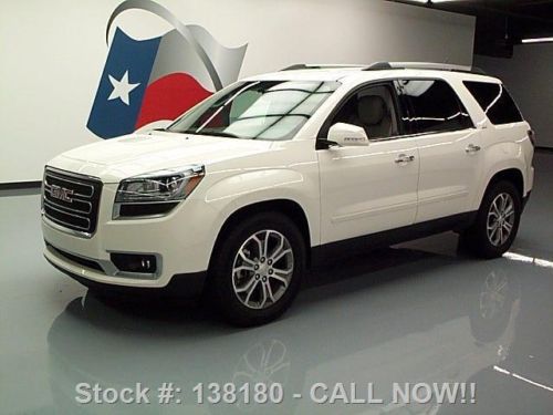 2014 gmc acadia awd 7pass htd leather rear cam 19&#039;s 14k texas direct auto