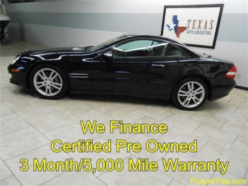 08 mercedes sl550 sport carfax certified warranty finance 1 texas owner