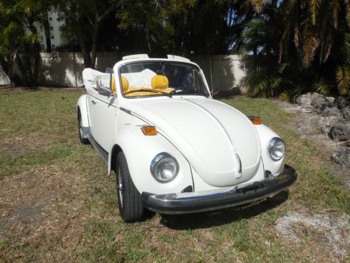 Unique 1979 fuel injected super beetle karmann convertible