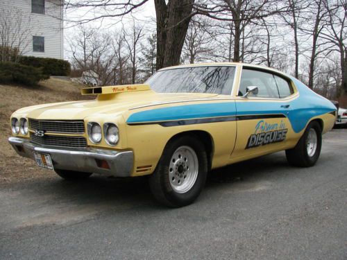 1970 chevy chevelle ss 396 prostreet hot rod drag car sbc power glide classic ny