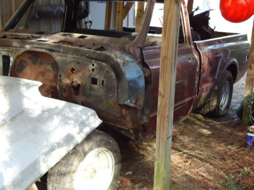 1969 chevrolet c-10 project truck short bed, non a/c.