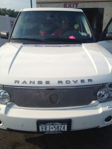 2008 range rover hse white
