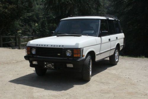 1989 land rover range rover classic fully serviced low mile time warp truck!