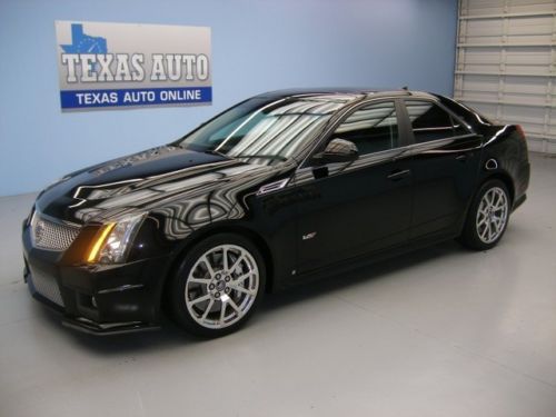 We finance!!!  2009 cadillac cts-v supercharged 556 hp roof nav bose texas auto