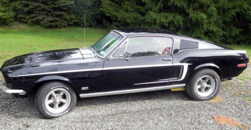 1968 ford mustang gt fastback project car 4spd