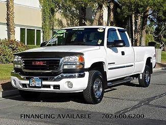 2500hd - 6.0 v8 gas - 4wd - ext cab - long bed - sle - remote start - new tires!