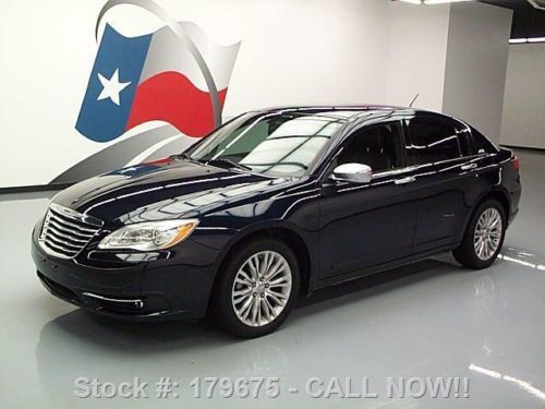 2012 chrysler 200 limited leather 18&#039;&#039; wheels 63k miles texas direct auto