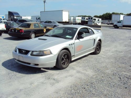 2000 ford mustang coupe 6cyl 5 sd manual project car bent wheel asis no reserve