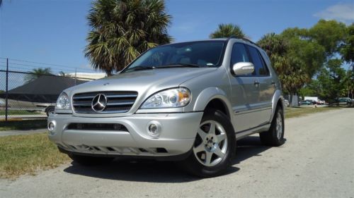 2002 mercedes benz ml50 ultra luxury sport utility vehicle selling no reserve