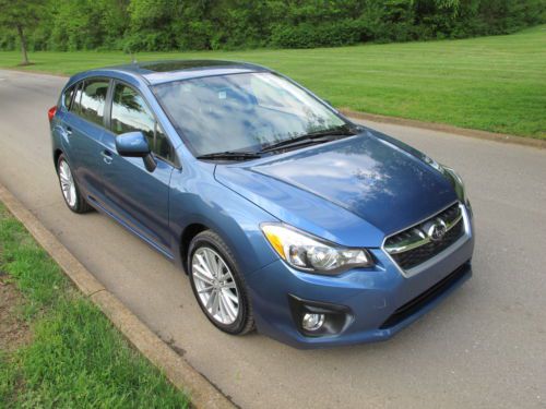 2014 subaru impreza sport limited loaded leather only 131 miles private owner