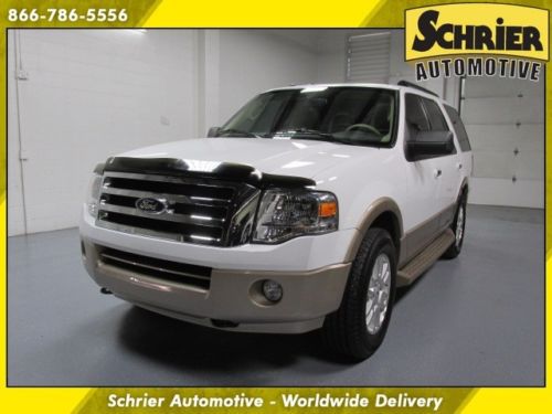 12 ford expedition xlt 4x4 4wd white power liftgate hitch receiver 8 passenger