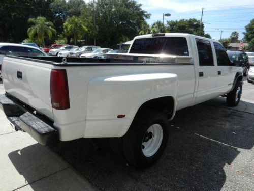 1999 chevrolet c/k 3500 crew cab, 4 wheel drive, federal government vehicle