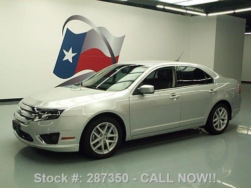2011 ford fusion sel heated leather alloy wheels 52k mi texas direct auto