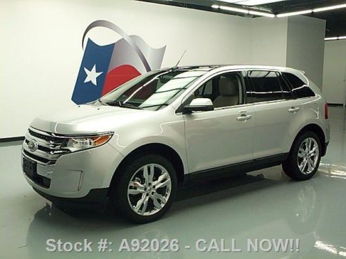 2011 ford edge ltd leather pano roof nav rear cam 28k texas direct auto