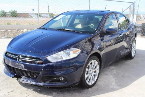 2013 dodge dart limited damaged crashed salvage fixer project repairable runs!!!