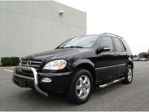 2004 mercedes-benz ml500 awd third row seat black 75k miles 1 owner must see