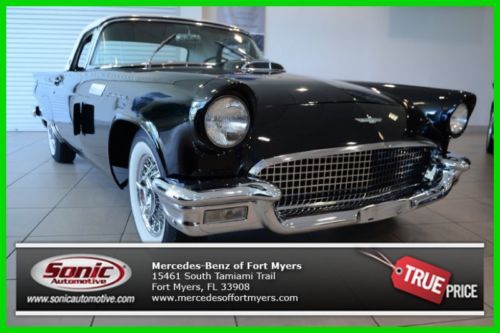1957 ford t-bird red/black auto 312 v8 clean convertible thunderbird low reserve