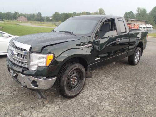2013 ford f-150 xlt extended cab pickup 4-door 3.5l damaged, wrecked, salvage