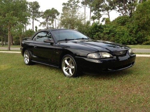 1998 ford mustang gt convertible 2-door 4.6l no reserve must sell