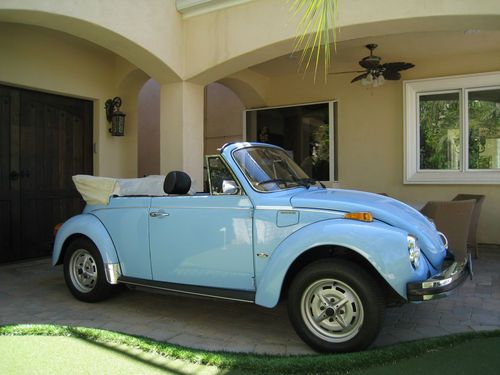 1979 vw volkswagen super beetle convertible 30,000 original mile survivor