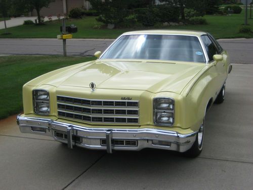 1977 chevrolet monte carlo s coupe 2-door 5.0l