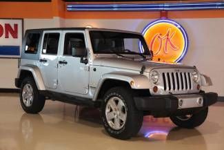 2009 jeep wrangler unlimited 4 door  sahara 1 owner suv financing  call now