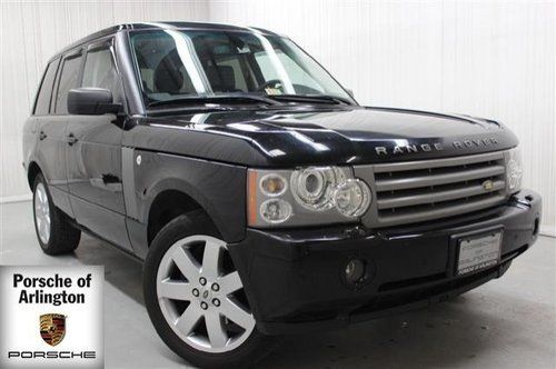 2007 range rover hse navigation rear camera heated and cooled seats black