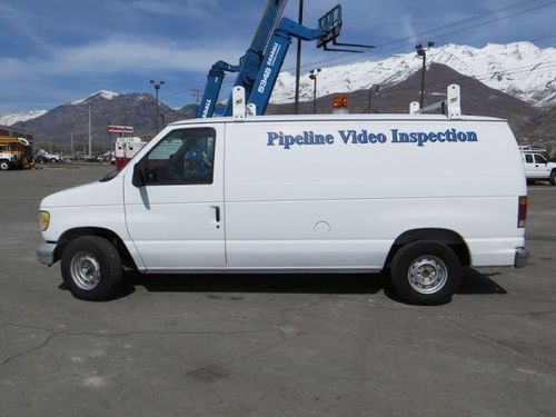 Pipeline video inspection van ford e150, tv camera control, 4.9l, automatic